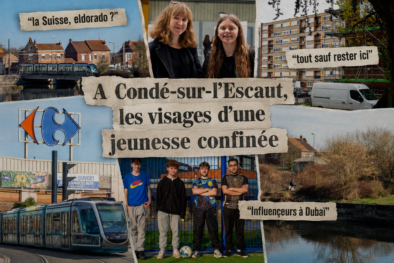À Condé-sur-l’Escaut, le visage d’une jeunesse confinée